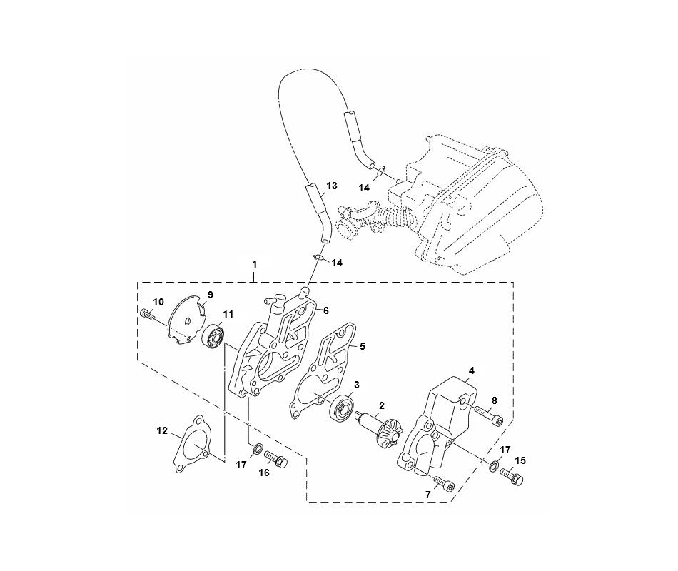 Pompa acqua Yamaha Aerox 4 tempi 2014