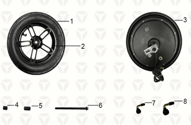 Ruota ASSY Yadea M6L