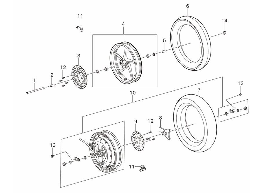 Ruote Yadea Voltguard