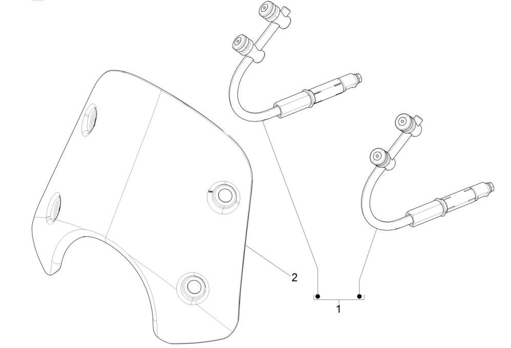 Parabrezza Vespa GTS 125 IE ABS Euro 5 2021