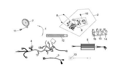 Cablaggio Sym E-Fiddle