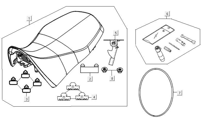 Sella Kymco MXU 300R