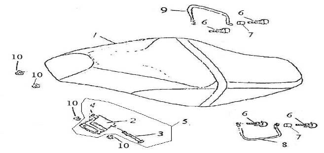 Sella champagne AGM GT