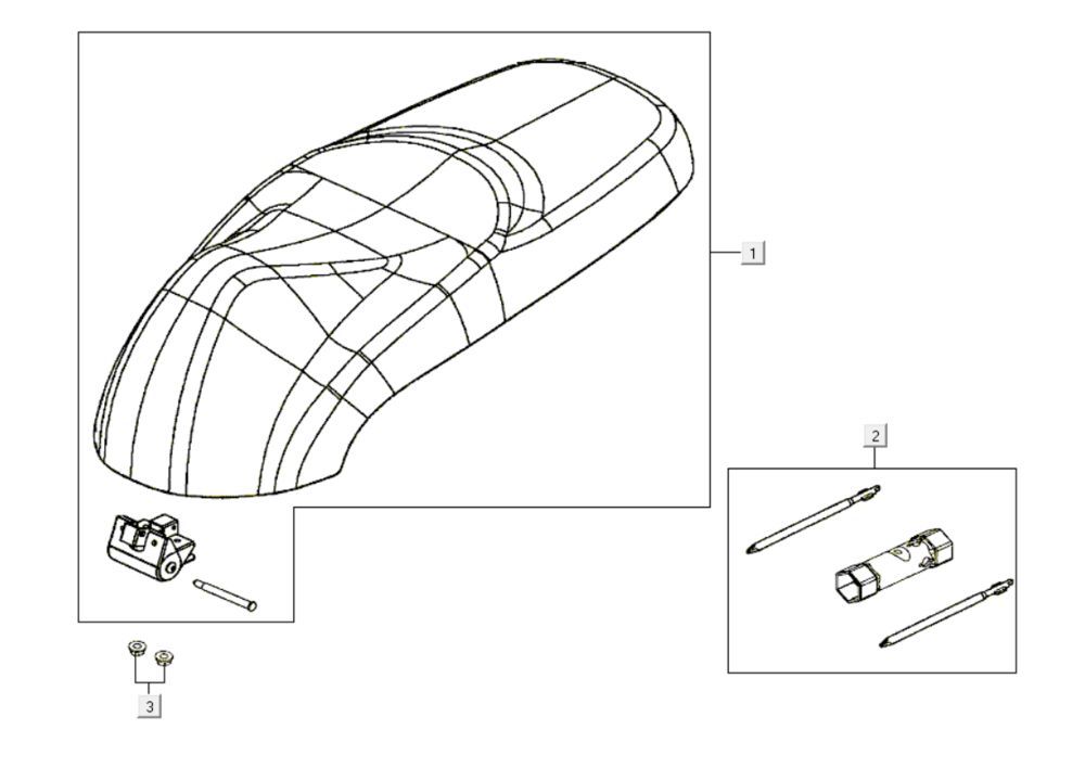 Sella Kymco Like 200i bianca