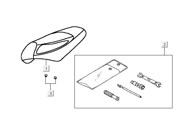 Sella Kymco Vitality 50 2 tempi AC argento perlato