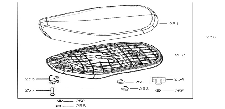 Sella Neco Lola nera rossa