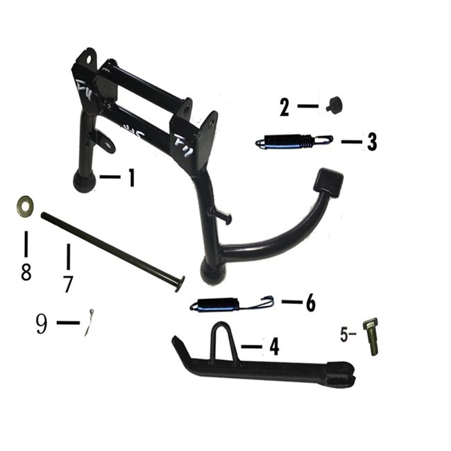 Cavalletto centrale - cavalletto laterale BTC Cruise