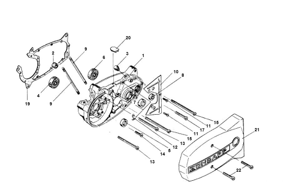 Basamento sinistro, Zundapp, 4 marce, nuovo tipo