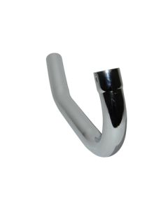 Tubo di marmitta a doppia curva Zundapp 32/32mm cromato
