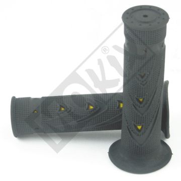 Manopole Progrip 721 grigio/giallo