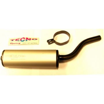 Ammortizzatore ovale/silenziatore posteriore Honda MT/ MTX in alluminio
