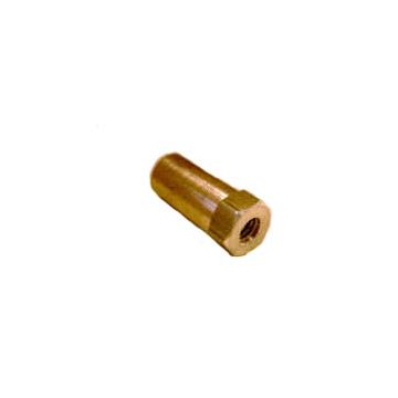 Dado alto in ottone m6x25mm