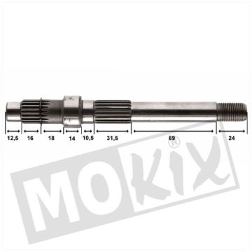 Albero di uscita Rieju/Cina 4t 125cc