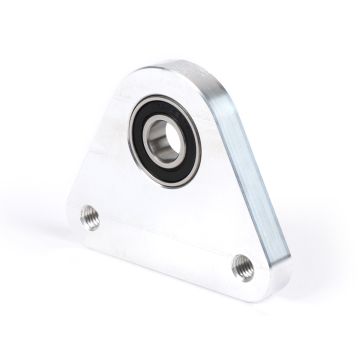 Piastra di supporto triangolare per ruota posteriore di qualità OEM, alluminio CNC Piaggio Ciao, Bravo, Boxer, Citta, EC1, CBA, Grillo incluso cuscinetto