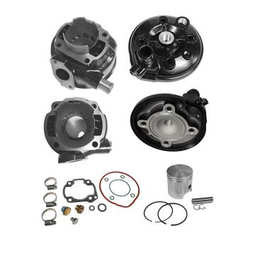 Cilindro con testata Minarelli orizzontale LC 70cc diametro 47mm DR