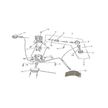 Fanale posteriore - Frecce posteriori Neco Borsalino 125 4T AC