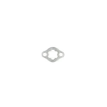 Piastra antifurto anteriore Honda MB-MT-MTX-NSR-MBX 50-80CC/Derbi Senda (foro centrale 28-28mm) DMP