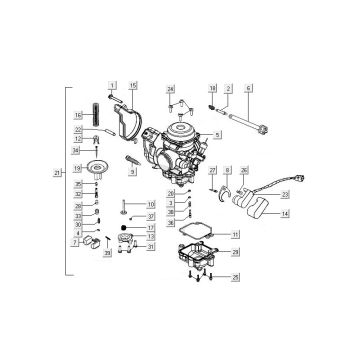 Carburatore Kymco MXU 400 4T AC