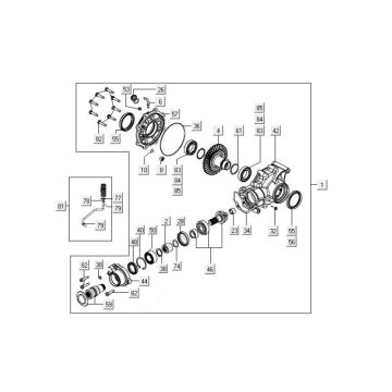 Differenziale Kymco MXU 400 4T AC