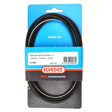 Cavo acceleratore universale 49 fili 2,25 metri completo Elvedes di qualità A