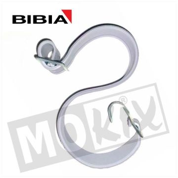 Fascetta portapacchi spessa 60 cm gancio/morsetto grigio Bibia