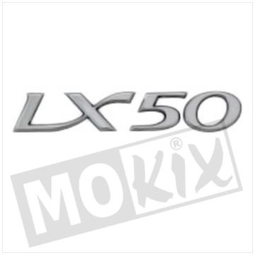 ADESIVO SPESSO EMBLEMA VESPA LX 8 cm CROMATO