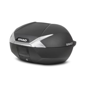 Bauletto + slitta SH47 47 litri nera SHAD