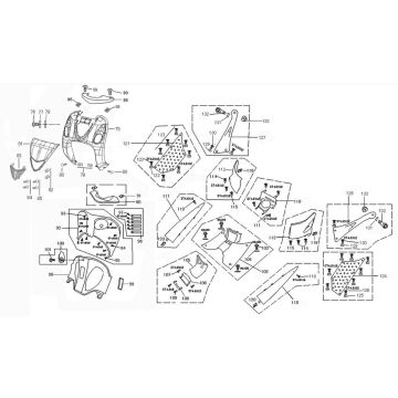 Carene Neco Borsalino Oro 50 4T AC bianco opaco