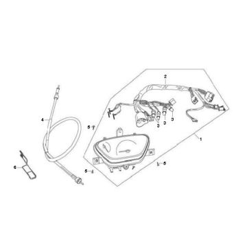 Contachilometri - Znen ZN50QT-11 50 4T AC