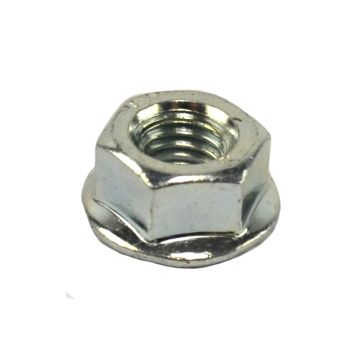 Dado con flangia (dente di bloccaggio) -DIN 6923- M8 - usato come dado di accoppiamento Piaggio Ciao/SI/Boxer/Bravo/Superbravo