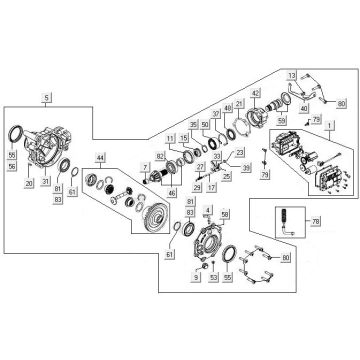 Differenziale Kymco MXU 400 4T AC