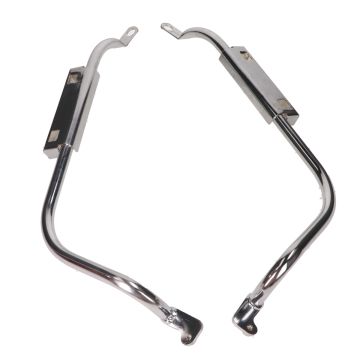Set staffe per radiatore originale Zundapp vecchio modello 517 cromato