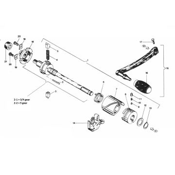 Albero del cambio Zündapp 529-028 e 029