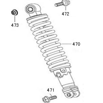 Ammortizzatore AGM R8 50 4T AC