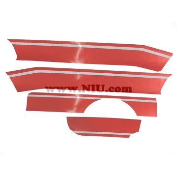 Adesivo N Gt Pro rosso originale