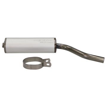 Silenziatore di marmitta ovale in alluminio Honda MT Jamarcol