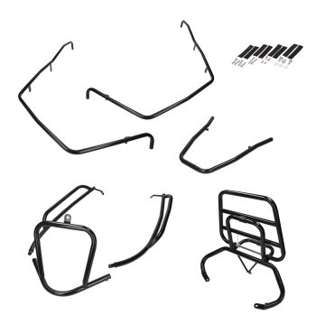 Set paramotore SYM Fiddle 1/2 nero lucido DMP da 4 pezzi