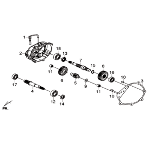 Semiassi Sym Joymax 300I ABS E3 2014-2016