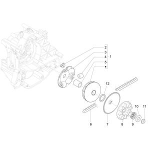 Variatore - Cinghia trapezoidale Vespa Primavera 50 4 tempi 2V 25km/h