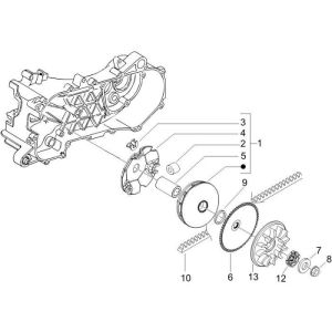 Variatore - Cinghia trapezoidale Piaggio New Fly 4 tempi 2V