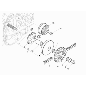 Variatore a cinghia trapezoidale Piaggio MP3 300 LT Sport 2009-2014