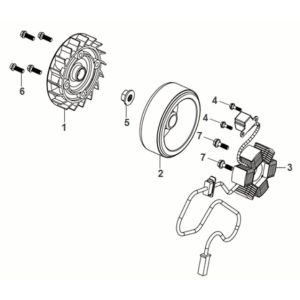 Accensione - Statore - Volano Sym Fiddle IV 50 Euro 5