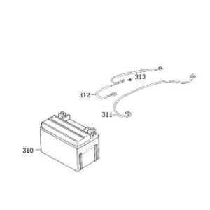 Batteria AGM Retro Extra opaca color crema