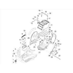 Batteria Vespa Elettrica 25 km/h Euro 5 2021