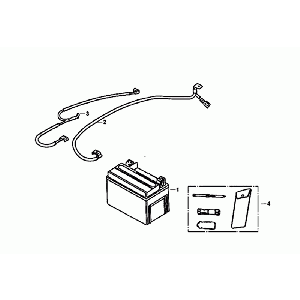 Batteria - Set di strumenti Sym Mio 50i