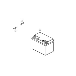 Batteria Kymco Agility 16'+ 4 tempi in argento metallizzato opaco
