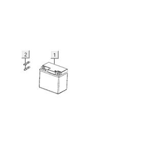 Accu Kymco VP50 4 tempi Actecho argento
