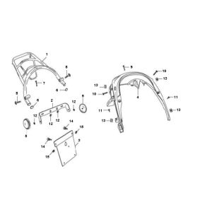 Portapacchi posteriore Rover Fun 4 tempi