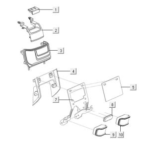 Luce posteriore - Indicatori posteriori NIU N1S
