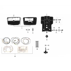 Fanale posteriore Zundapp C50 Sport 529-010, dal 2020 al 2023